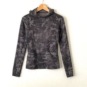 Lululemon On Repeat Rulu Hoodie in Incognito Camo Heathered Black